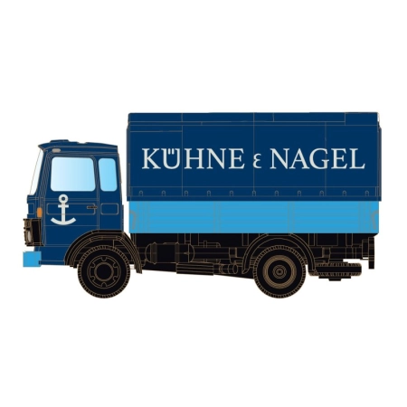 MiNiS LC4836 - DAF 900 z platformą/plandeką, Kühne+Nagel