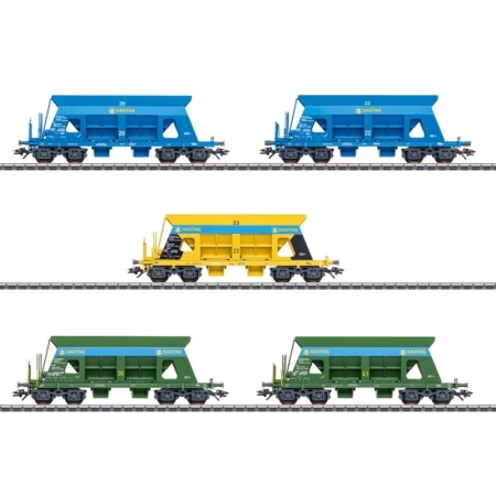 Märklin 46336 - Zestaw 5 wagonów samowyładowczych Falls, SBB, Ep. VI „HASTAG”