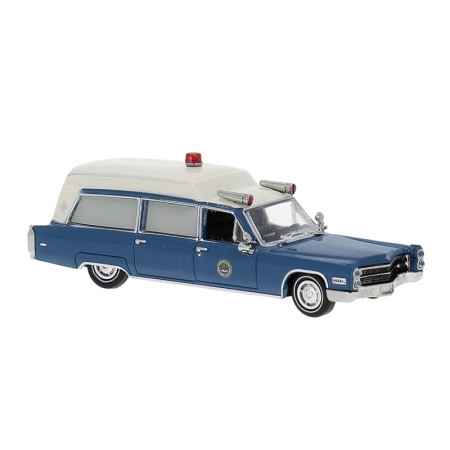 Brekina 19781 - Cadillac Miller Metoer Ambulance FBI
