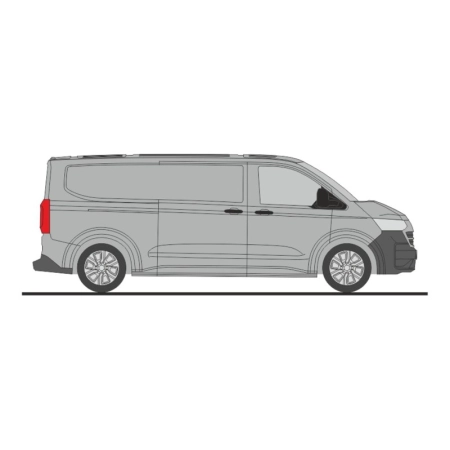 Rietze 11717 - Volkswagen Transporter T7 furgon LR FD metaliczny jasnoszary