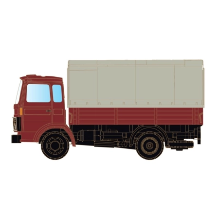 MiNiS LC4880 - Volvo F4/6 z platformą/plandeką, neutralny