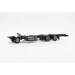 Herpa 085571 - Podwozie ciężarówki Scania z pociągiem objętościowym 7,82 m, 2 szt.