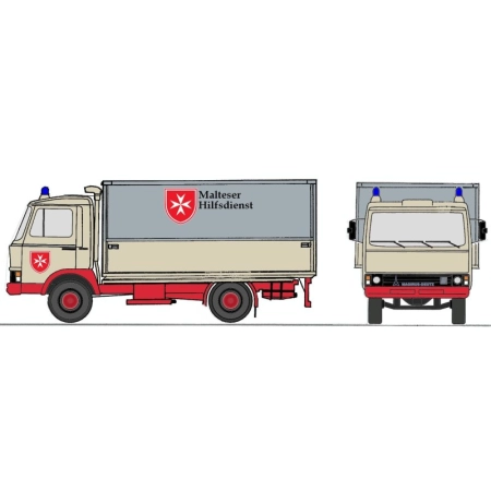 Loewe 4089 - Iveco Magirus „Zeta” 90M5 - MALTESER