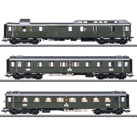Märklin 42490 - Zestaw 3 wagonów pasażerskich FD 226 Berlin-Kolonia, DRG, Ep.II