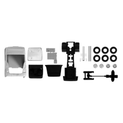 Herpa 084413 - Ciągnik siodłowy Scania R TL, biały Zawartość: 2 sztuki