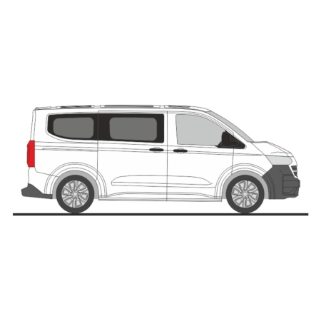 Rietze 11725 - Volkswagen e-Transporter T7 Bus KR FD clear white