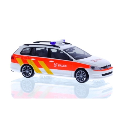 Rietze 53331 - Volkswagen Golf 7 Variant Falck Rettungsdienst Hamburg,