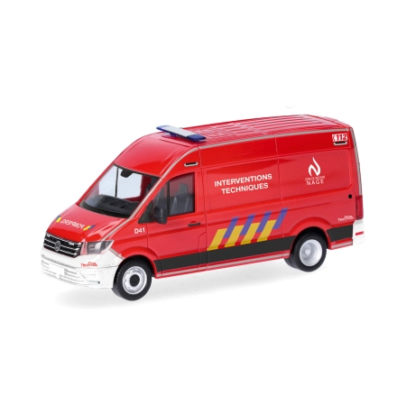 Herpa 099387 - Volkswagen (VW) Crafter „Zespół interwencyjny straży pożarnej”, Belgia