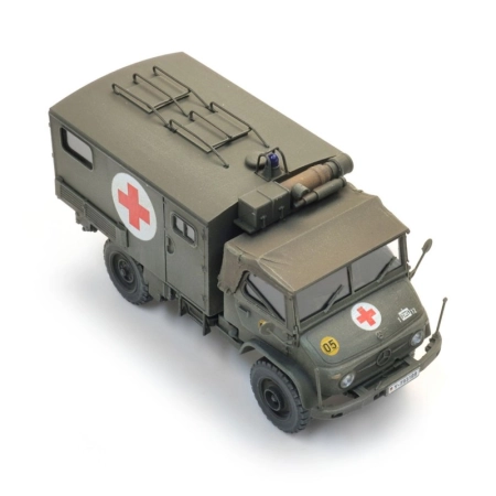 Artitec 1870225 - BRD/BE/FR Unimog 404s karetka pogotowia, zestaw