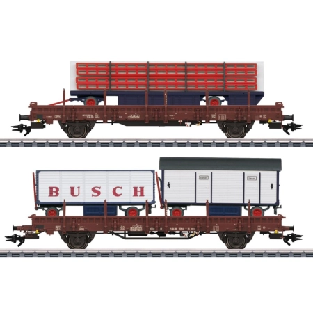 Märklin 45042 - Zestaw 2 wagonów towarowych „Cyrk Busch”, DR, Ep.IV