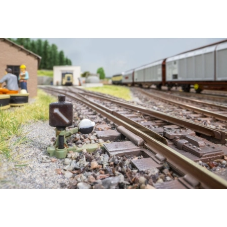 Noch 13610 - Dźwignia nastawcza z latarnią zwrotnicy po lewej stronie, 5 sztuk, druk 3D