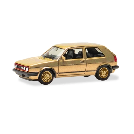 Herpa 430838-006 - VW Golf II GTI, złoty metalik