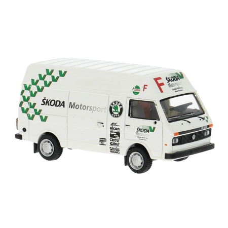 Brekina 34957 - VW LT skrzynia z wysoką przestrzenią ładunkową, 1985, Skoda Motorsport