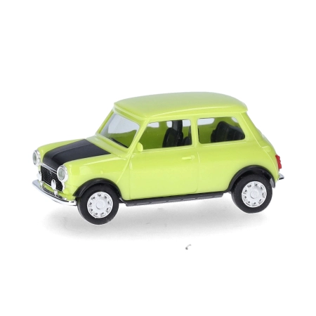 Herpa 421140 - Mini Mayfair z kierownicą po prawej stronie i 2 dodatkowymi reflektorami, jasnozielony