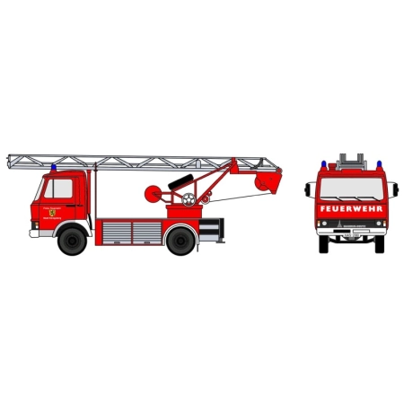 Loewe 4107 - Iveco Magirus „Zeta” 90M5 - DL18 Straż Pożarna Königsberg