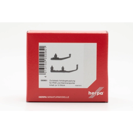 Herpa 050951 - Sprzęgi przyczepy do samochodu/transportera (2x 10 sztuk)