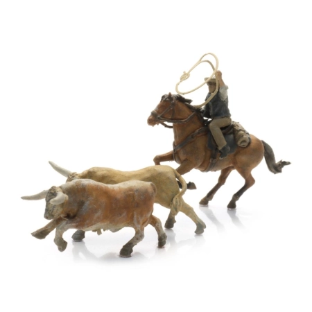 Artitec 5870170 - Kowboj łapie długorogie bydło za pomocą lassa