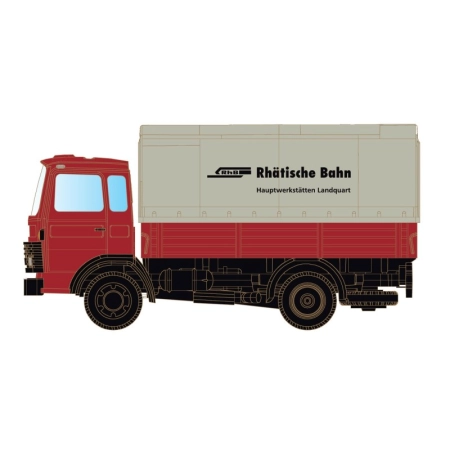 MiNiS LC4807 - Magirus MK 130M8 z platformą/plandeką - RhB (CH)