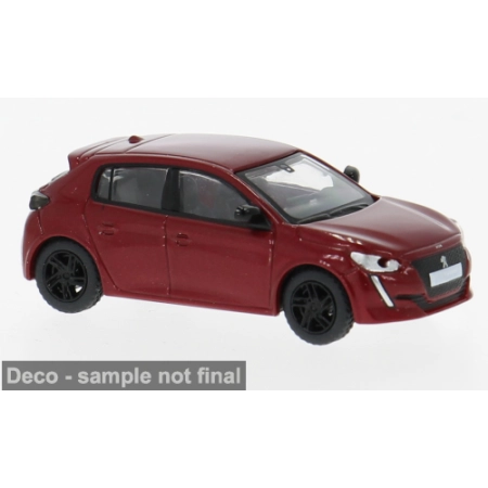 Brekina 870594 - Peugeot 208 II, ciemnoczerwony, 2019