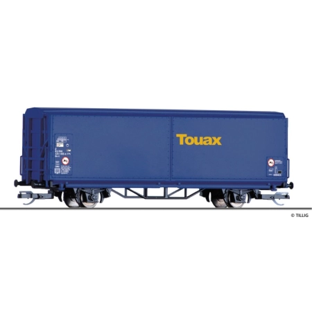 Tillig 14857 - Wagon z przesuwanymi ścianami Hbis-tt, Touax, Ep.VI