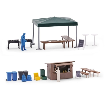 Busch 1860 - Gastronomia na świeżym powietrzu z budką, pawilonem i akcesoriami