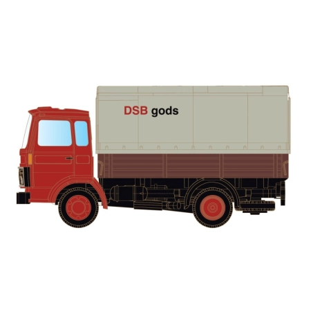 MiNiS LC4883 - Volvo F4/6 z platformą/plandeką, DSB (DK)