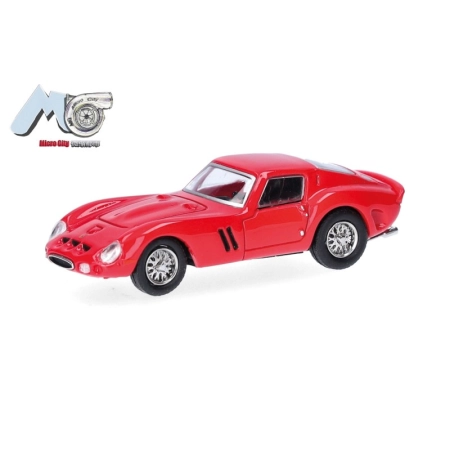 Herpa 87MC000057 - MicroCity: Ferrari 250 GTO, czerwone