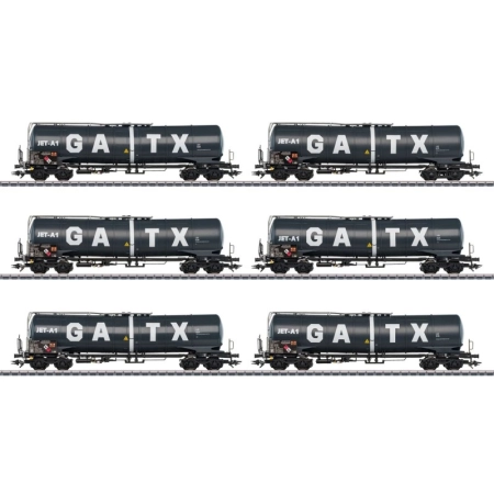 Märklin 47546 - Zestaw 6 cystern, GATX, Ep.VI „JET A1”