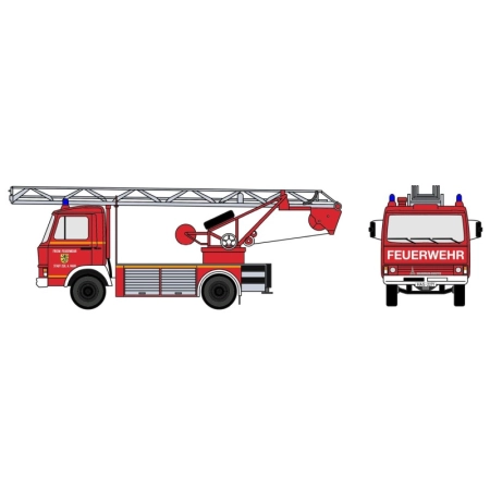 Loewe 4109 - Iveco Magirus „Zeta” 90M5 - DL18 Straż Pożarna Zeil am Main