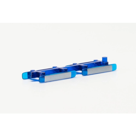 Herpa 055413 - Akcesoryjna lampa ostrzegawcza do ciężarówki Hänsch DBS 5000, niebiesko-przezroczysta, (12 sztuk)