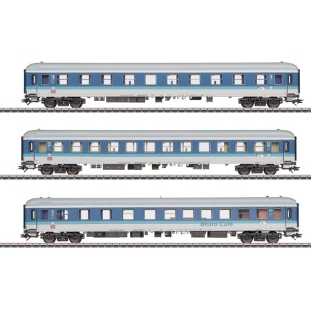 Märklin 43900 - Zestaw 3 wagonów pasażerskich InterRegio, DBAG, Ep.V