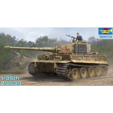 TRUMPETER 09539 - Czołg Pz.Kpfw.VI Ausf.E Sd.Kfz.181 Tiger I z zimmeritem - 1:35