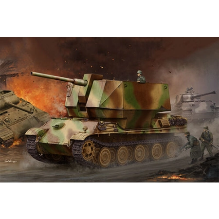 TRUMPETER 09531 - Flakpanther w/8,8cm Flak 36/37 - 1:35