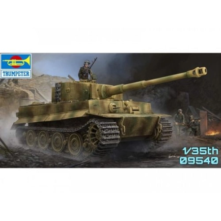 TRUMPETER 09540 - Pz.Kpfw.VI Ausf.E Sd.Kfz.181 Tiger I (Late Prod.) w/Zimmerit - 1:35