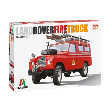 Italeri 3660 - Wóz strażacki Land Rover