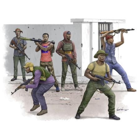 TRUMPETER 00438 - Figurki - African freedom fighters - 1:35