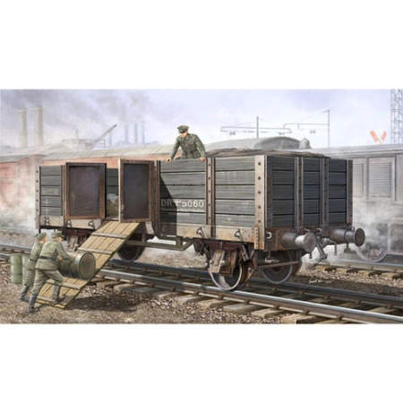 TRUMPETER 01517 - Wagon towarowy odkryty DR 5060 - 1:35