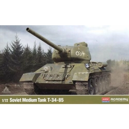 Academy 13421 - T-34-85 (polskie malowanie) - 1:72.