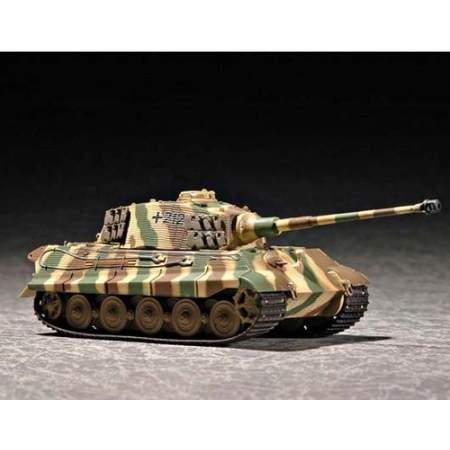 TRUMPETER 07291 - King Tiger z wieżą Henschel + Zimmerit - 1:72