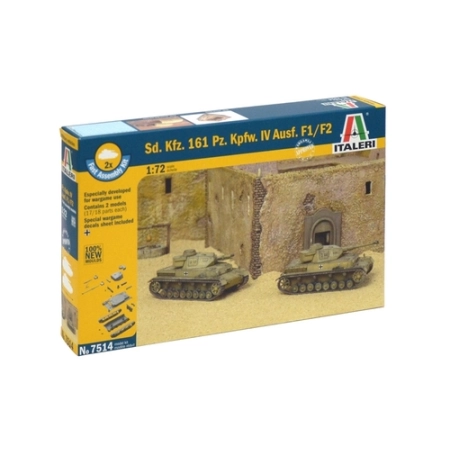 Italeri 7514 - Sd. Kfz. 161 Pz. Kpfw. IV F1-F2