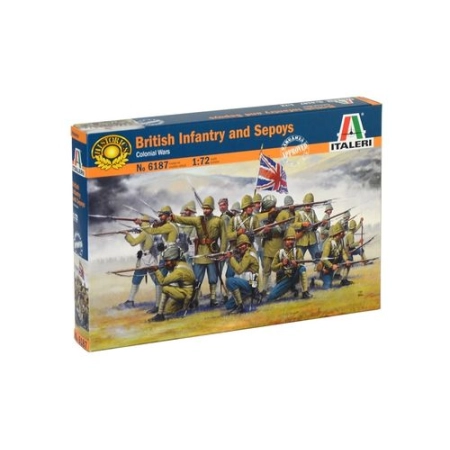 Italeri 6187 - Piechota brytyjska / Sepoys (wojny kolonialne)