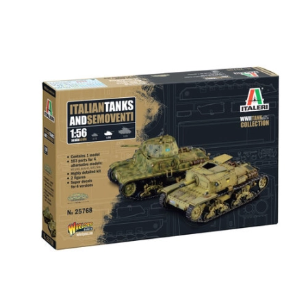 Italeri 25768 - Włoskie czołgi i semoventi