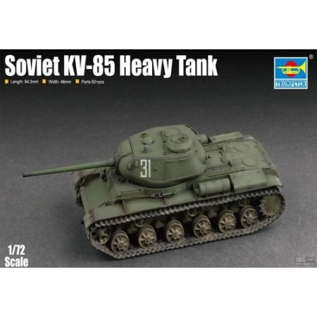TRUMPETER 07127 - Ciężki czołg KV-85 - 1:72