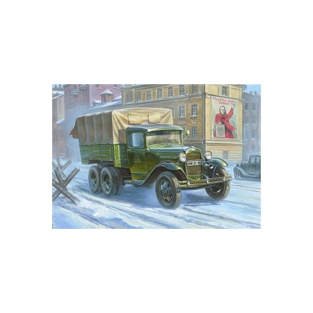 Zvezda 3547 - Radziecka ciężarówka GAZ-AAA (3-osiowa)