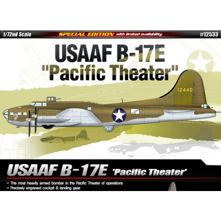 Academy 12533 - Boeing B-17E USAAF Pacific Theater 1:72.
