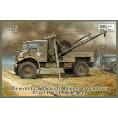 IBG 72032 - Chevrolet C60S 13/11 Cab with Holmes - 1:72