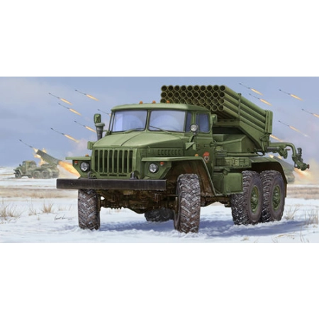 TRUMPETER 01013 - Russian BM-21 Hail MRL -Early - 1:35