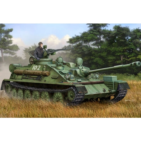 TRUMPETER 01589 - Działo samobieżne ASU-85 Mod.1970 (polskie malowanie) - 1:35