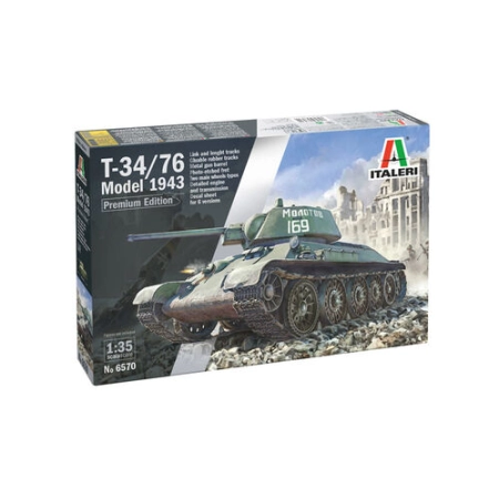 Italeri 6570 - T-34/76 Mod. 43 Premium Edition