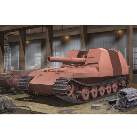 TRUMPETER 01540 - Geschutzwagen IV Tiger Grille 21 cm Msr 18/1 (sf) - 1:35